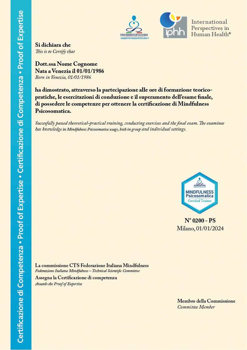 Certificato MB-EAT